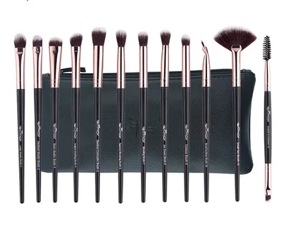 12 eye shadow brush nose shadow high light repair capacity shadow eyebrow brush portable novice makeup brush set