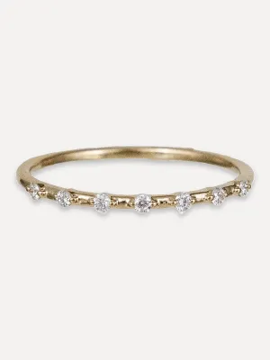 14K Diamond Seven Sisters Ring