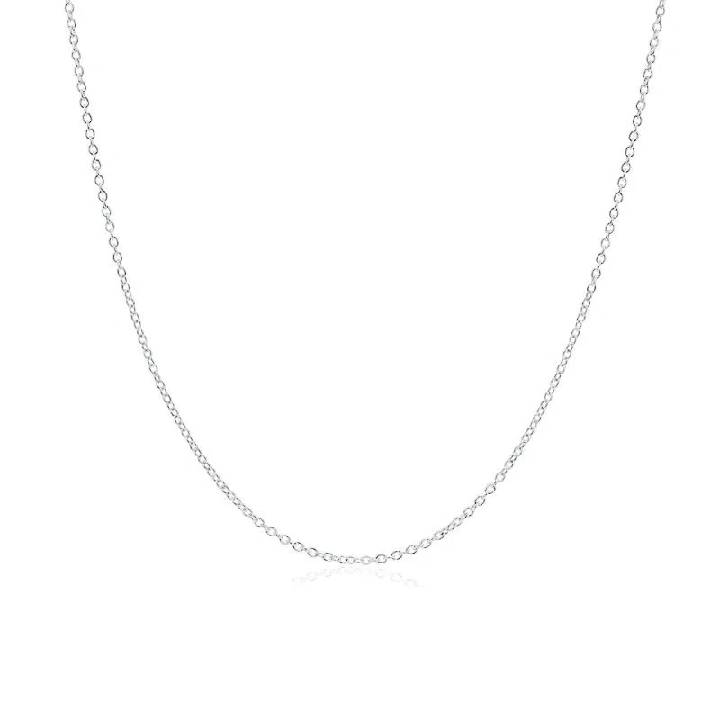 18ct White Gold 16" Open  Trace Chain R8091