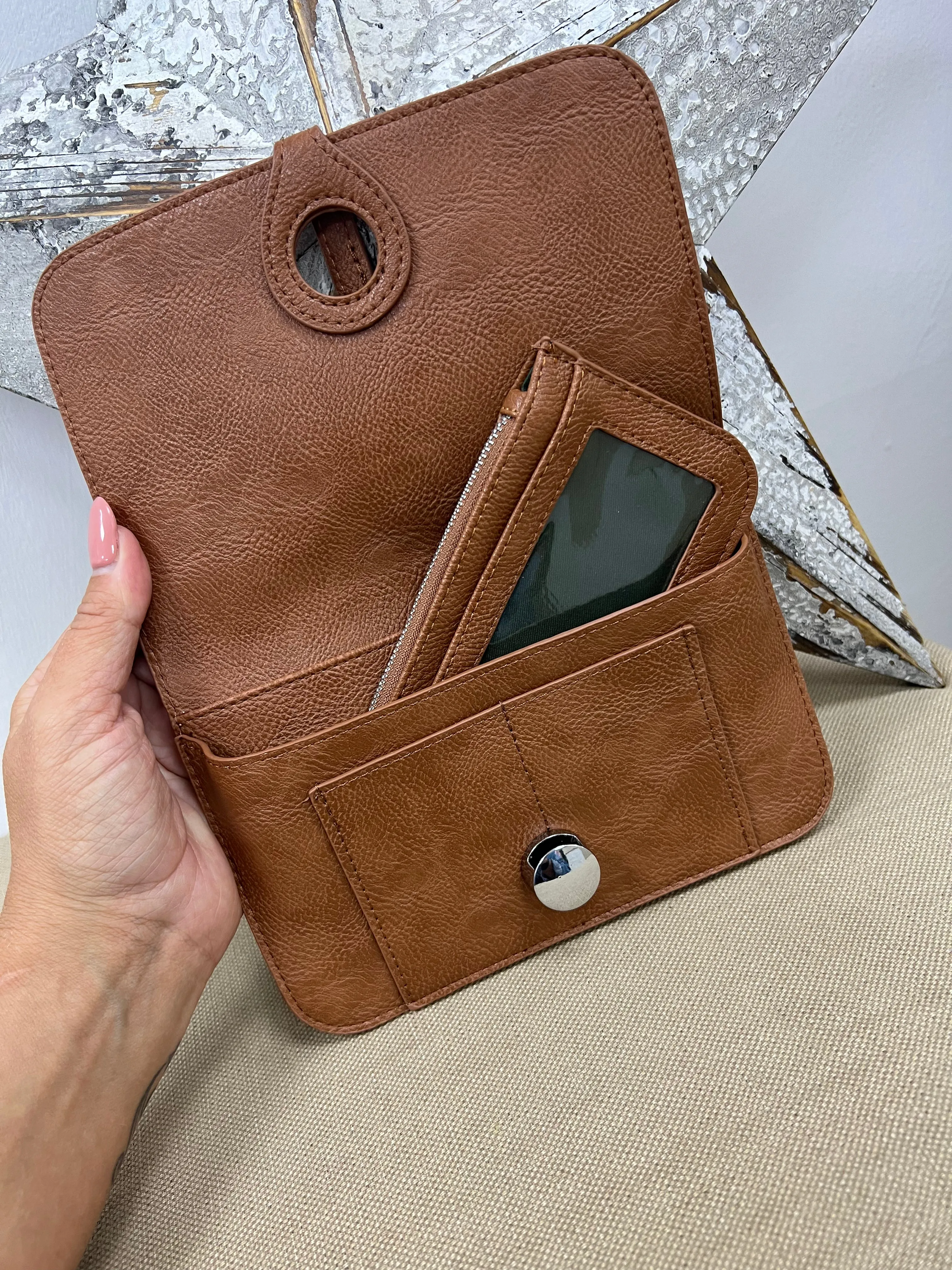 2 in 1 Purse - Tan