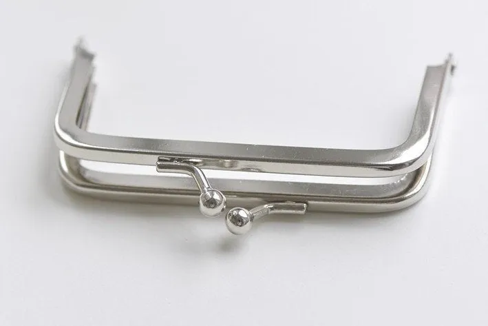 3 1/2" ( 9cm) Silver Purse Frame Bag Hanger 9x5cm ( 3 1/2" x 2")