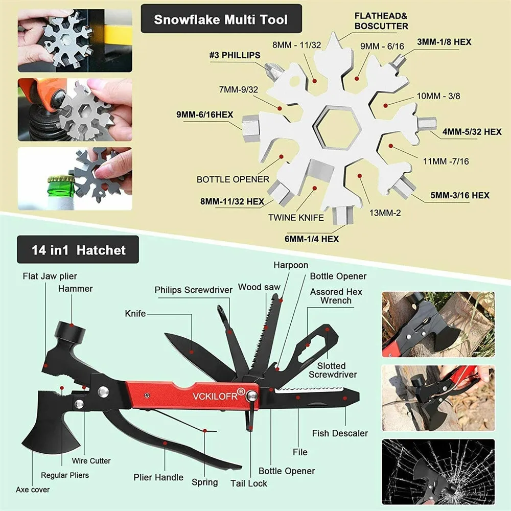 32-in-1 Emergency Survival Kit, Tactical, Durable, Waterproof