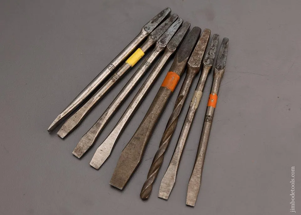 8 Assorted Brace Bits STANLEY, Etc. - 97593