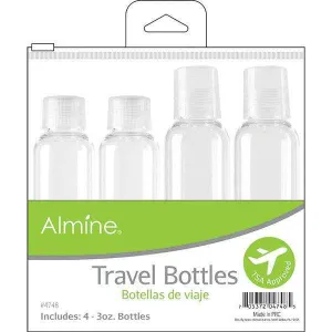 Almine Travel Bottles in Pouch 3 oz. 4ct