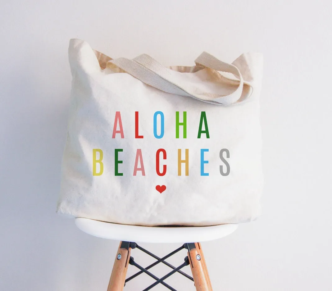 Aloha Beaches - Colorful Graphic Tote - Includes free delivery on Oahu!