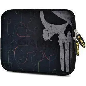 Amzer 7.75 Inch Neoprene iPad/Tablet Sleeve - Alien Skull