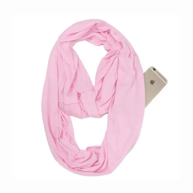 Anti Theft Scarf with Pocket