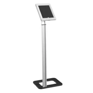 Anti-Theft Tablet Floor Stand with Aluminium Base, Lock