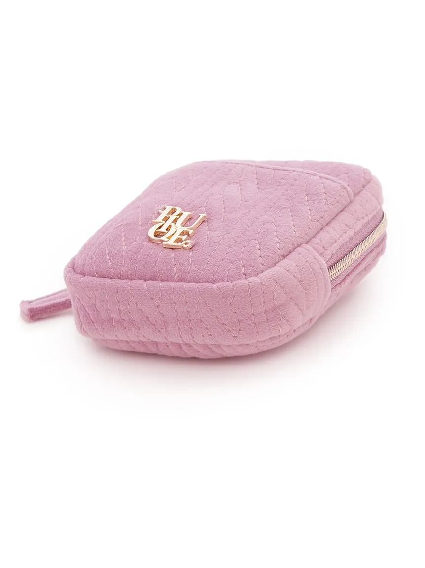 Aran Travel Quilted Makeup Pouch