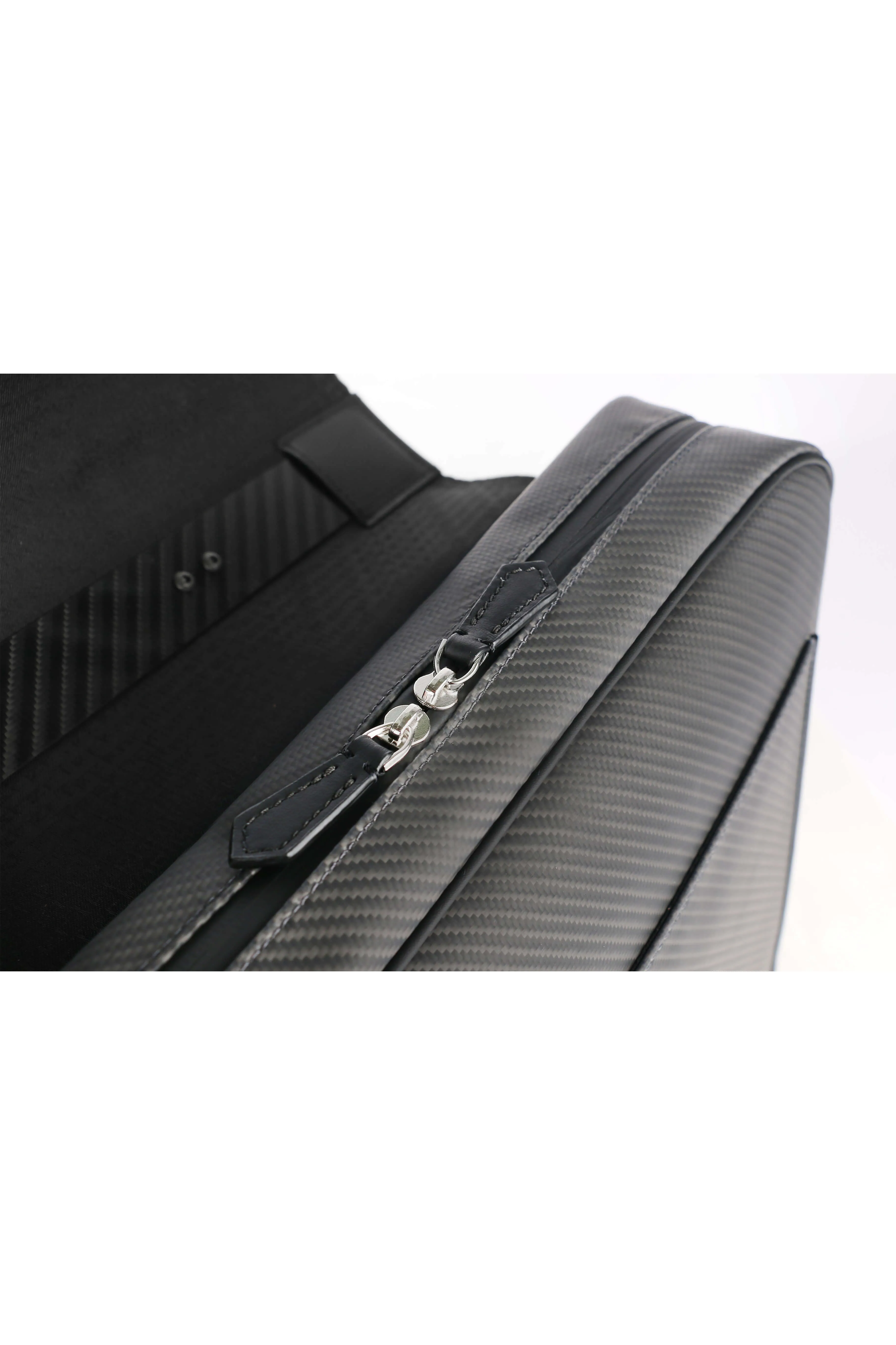 Avia Slim Soft Carbon Fiber Brief Case, Black