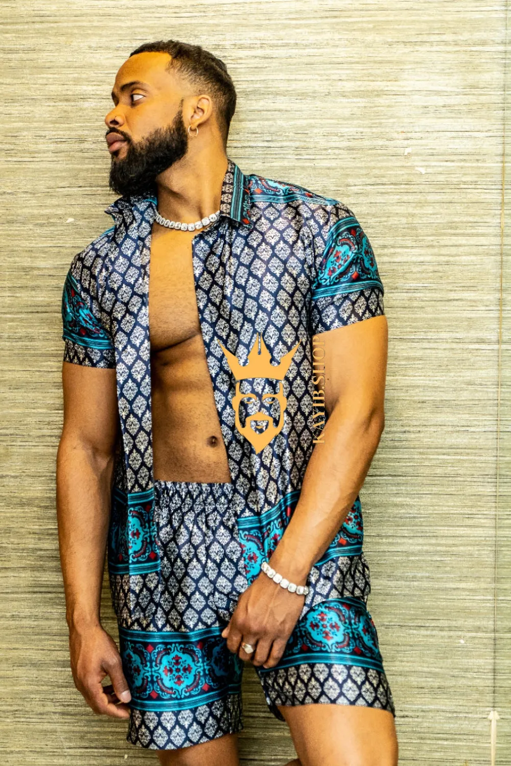 Barocco Silk Set - Elevate Your Wardrobe with Unique Barocco Print - Indulge in Luxury and Personalized Fit