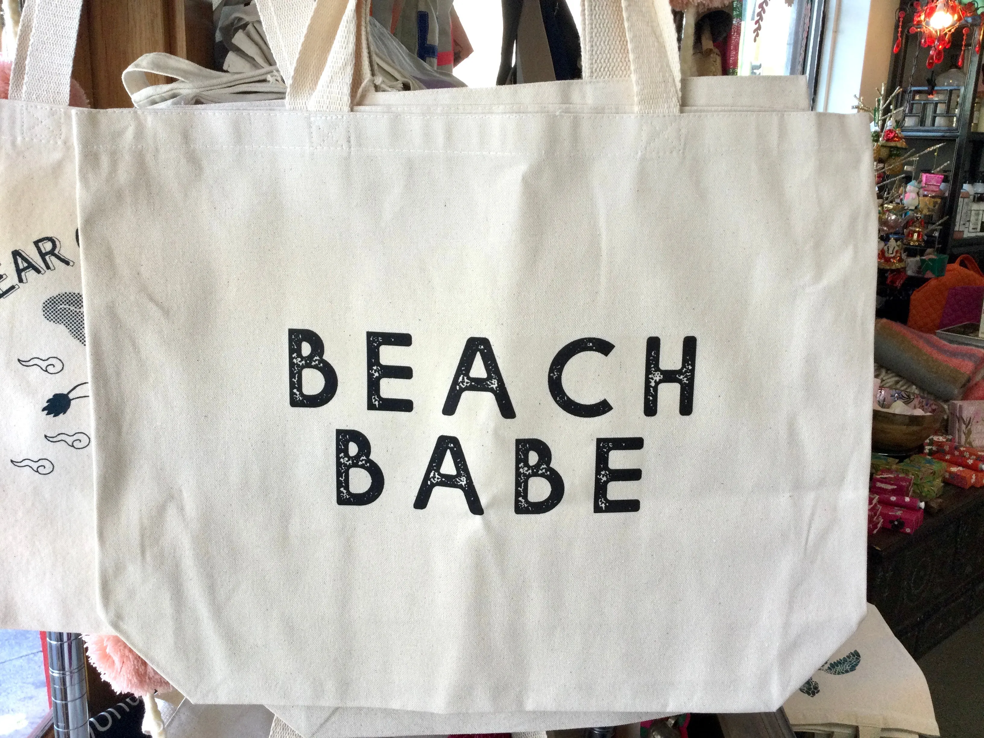 Beach Babe graphic tote - Includes free delivery on Oahu!