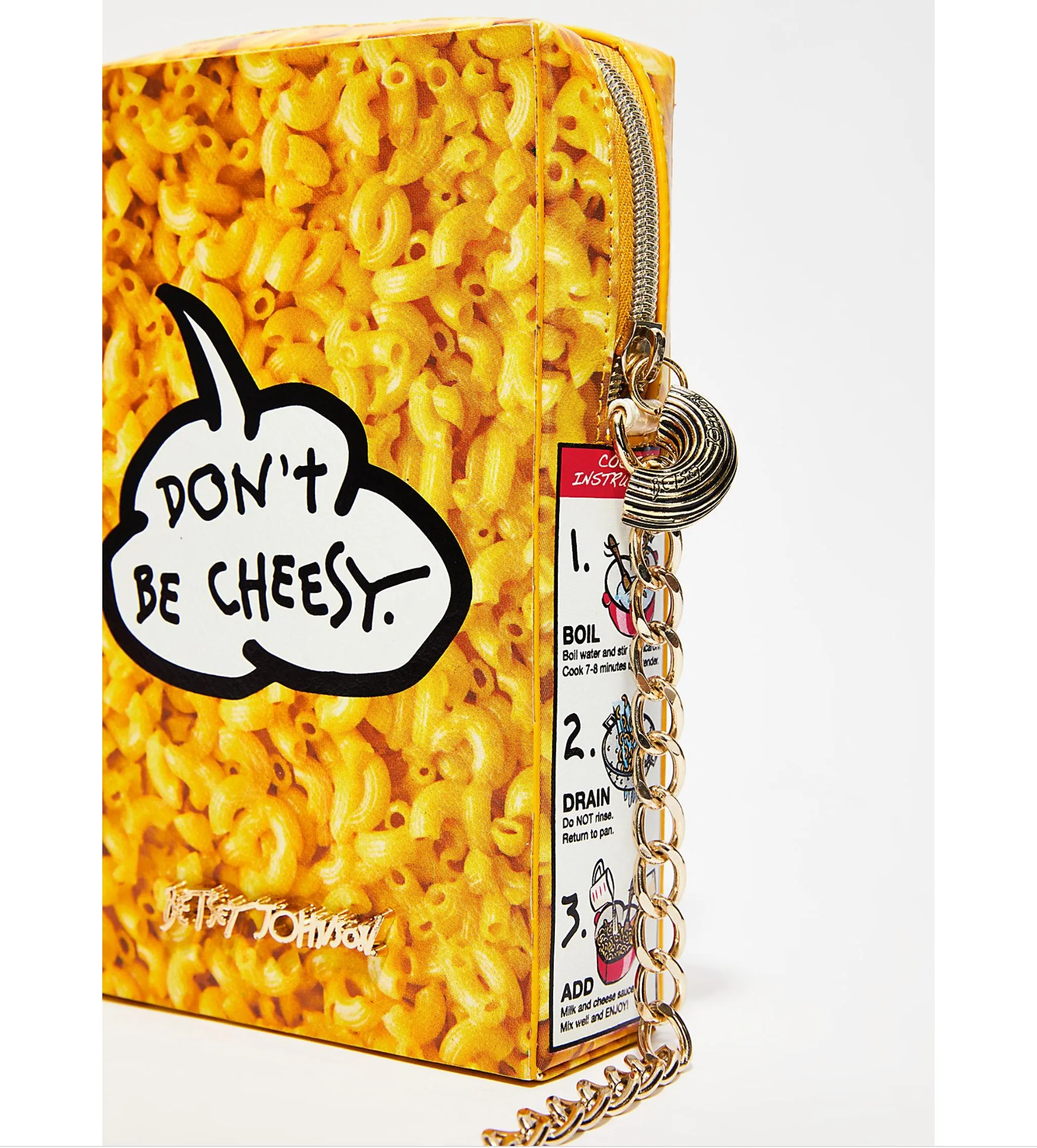 Betsey Johnson Mac N Cheese Bag