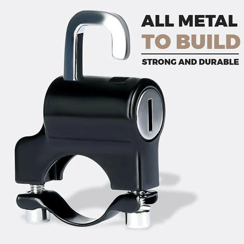 Bicycle Lock Mountain Bike Lock Anti-theft Portable Alloy Security Steel Chain Motorcycle Helmet Anti-theft Lock Safety Padlock