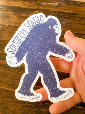 Bigfoot Sticker - Squatch Squad