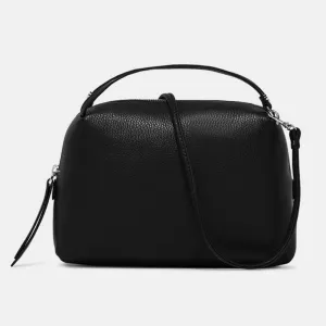 Black Leather Large Alifa Bag