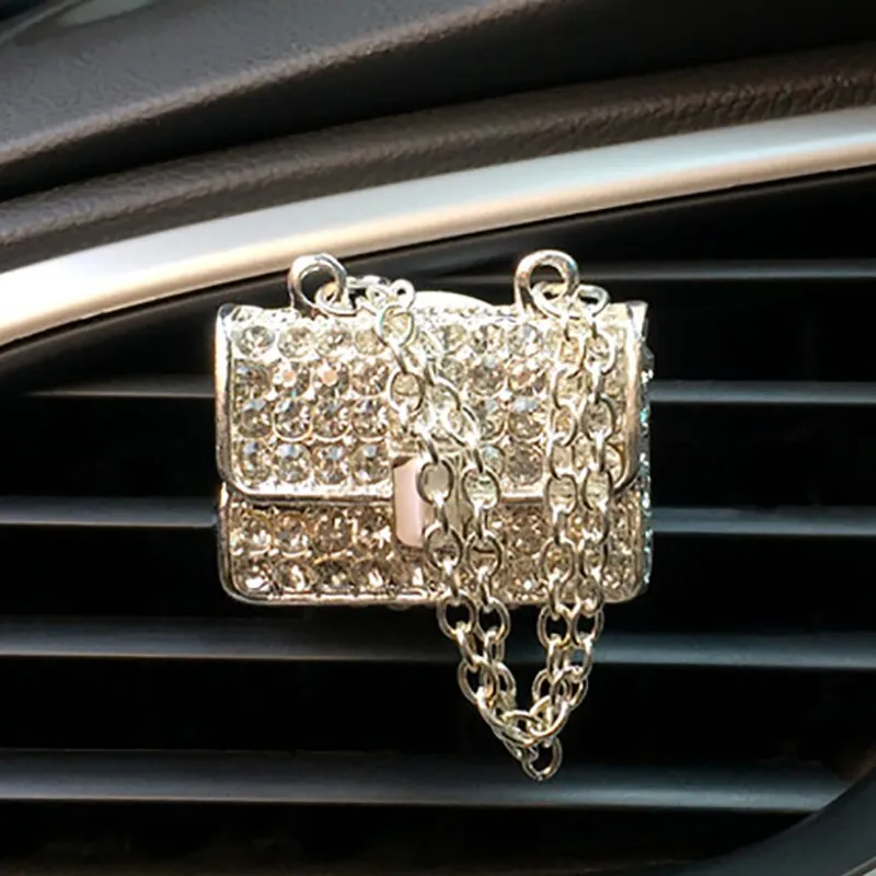 Bling Car Accessories Girls Purse High Heel Car Air Freshener