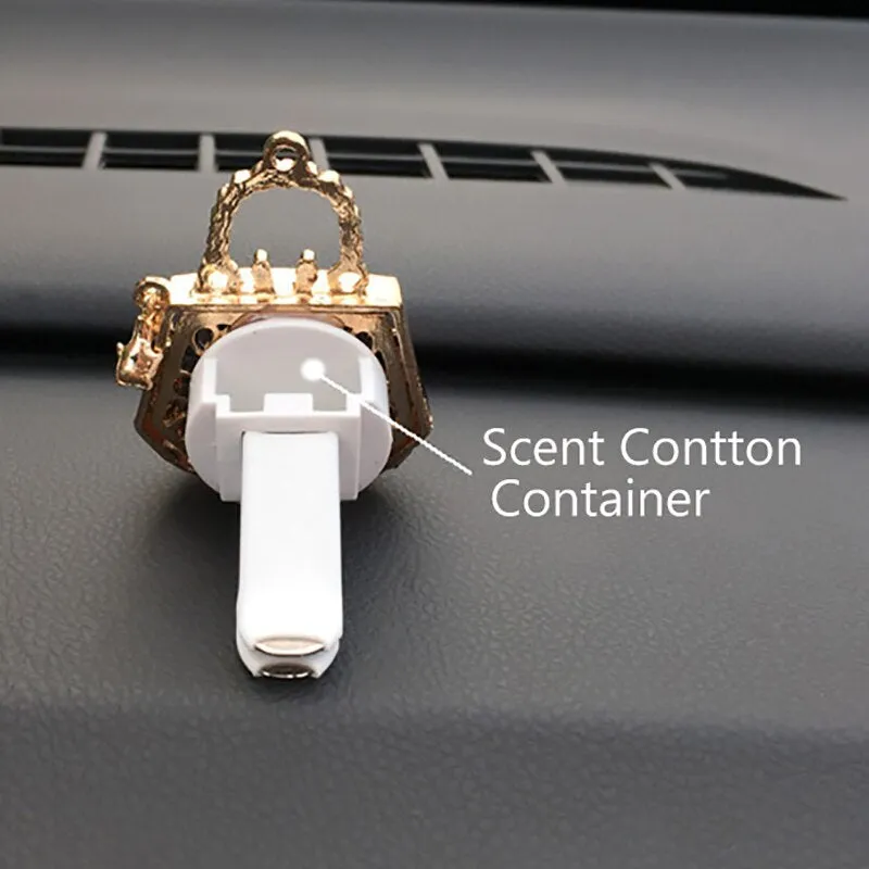 Bling Car Accessories Girls Purse High Heel Car Air Freshener