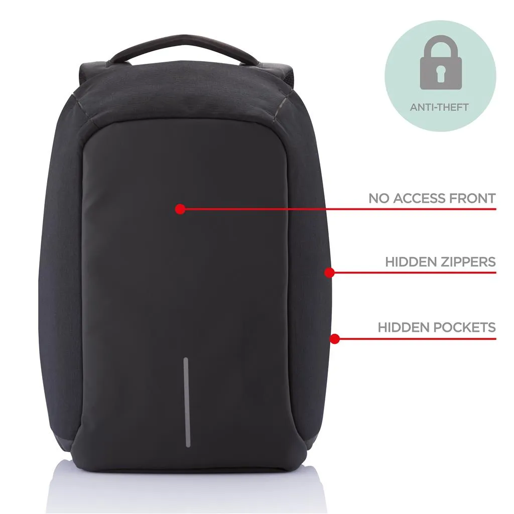 Bobby Anti-theft backpack all black *Pre-Order