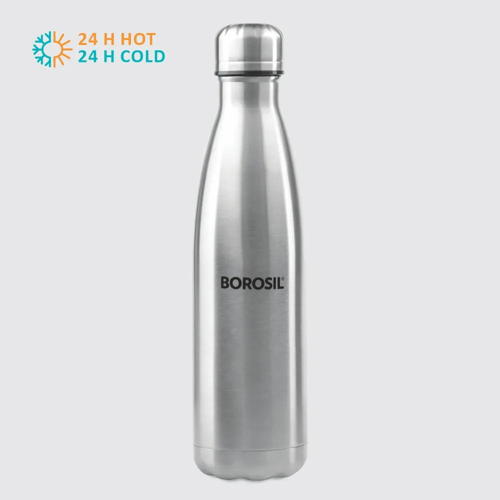 Borosil Bolt Double Wall Bottle - CP