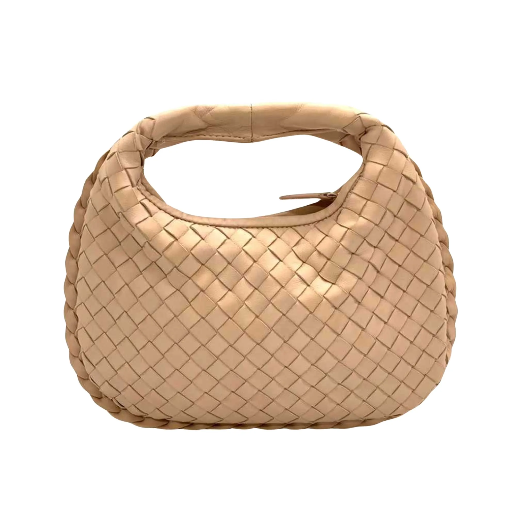 Bottega Veneta Hobo Beige Leather Bag