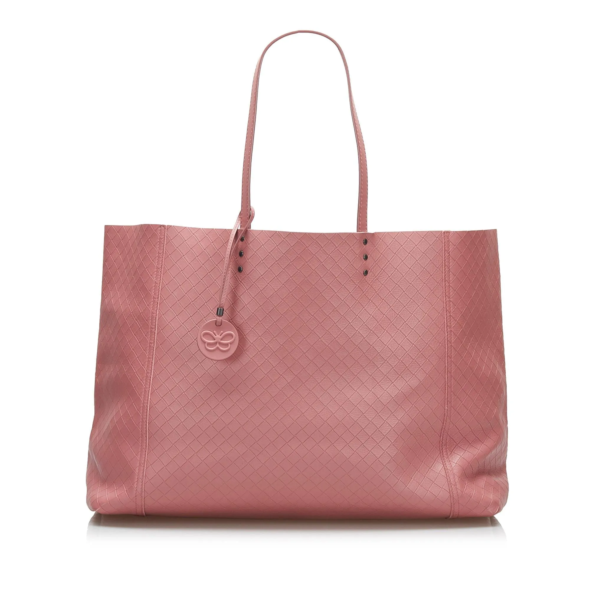 Bottega Veneta Intrecciomirage Butterfly Tote (SHG-qmR6FT)