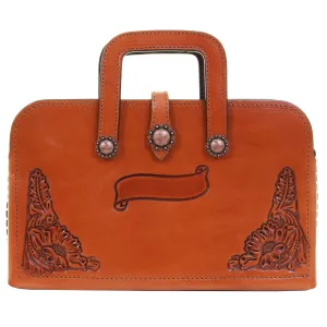 BRIEFCASE22 - Chestnut Floral Briefcase