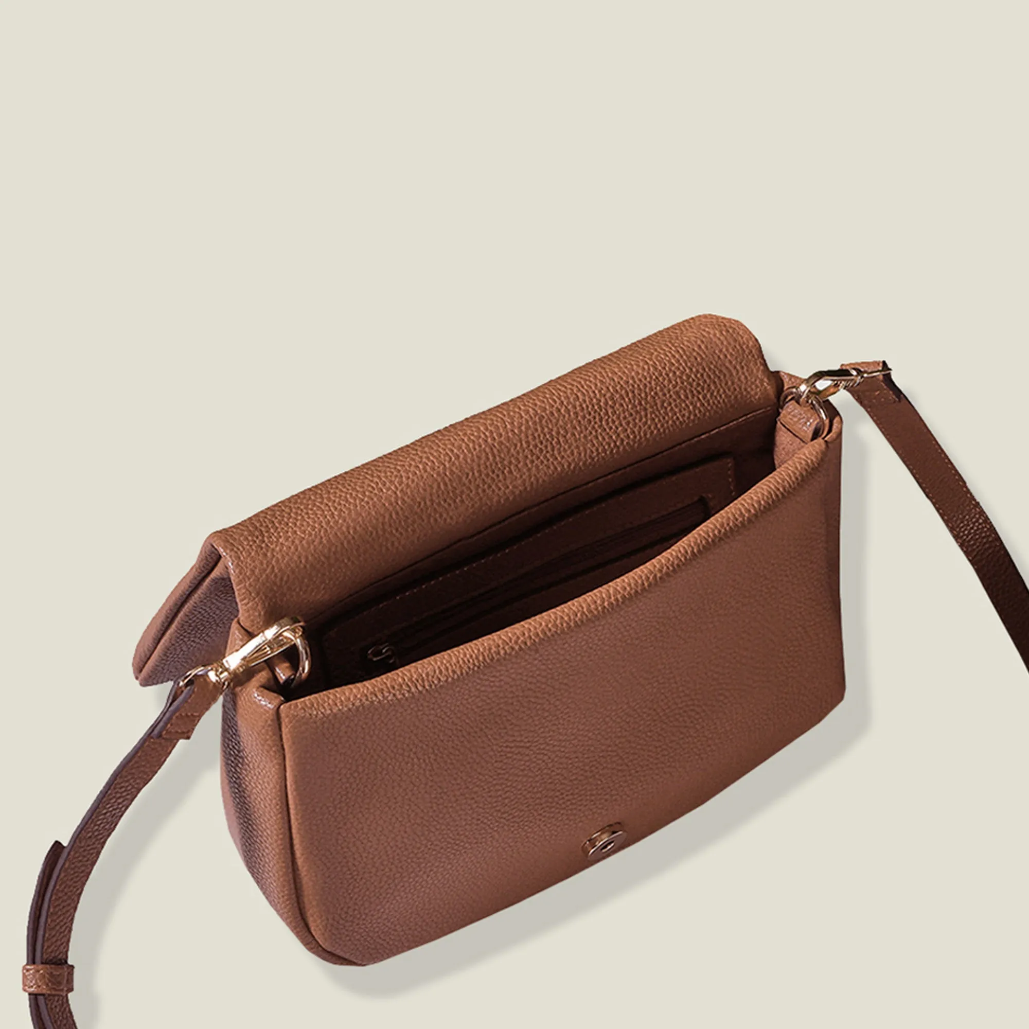 Brown Jemma Fold Sling Bag