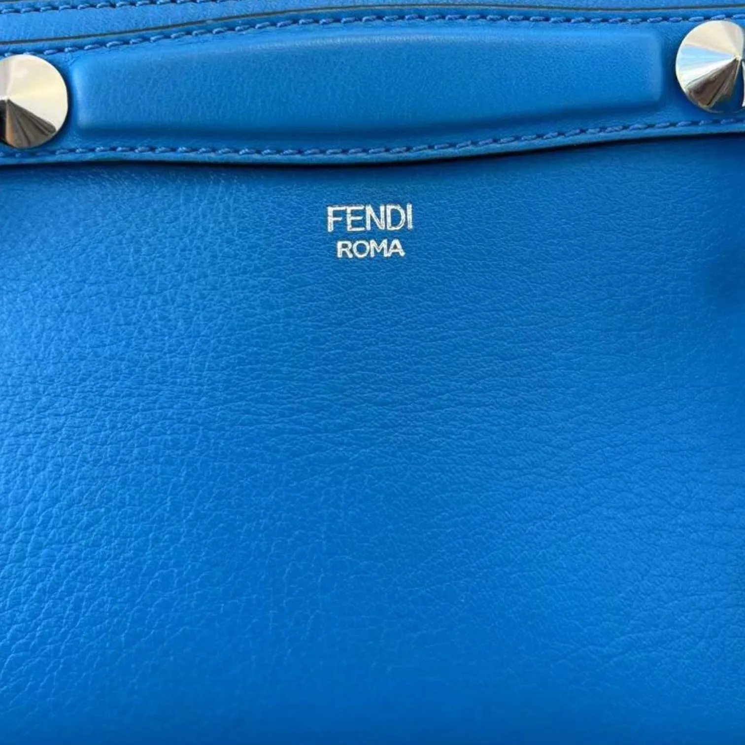 Calfskin Mini By The Way Tote Blue SHW