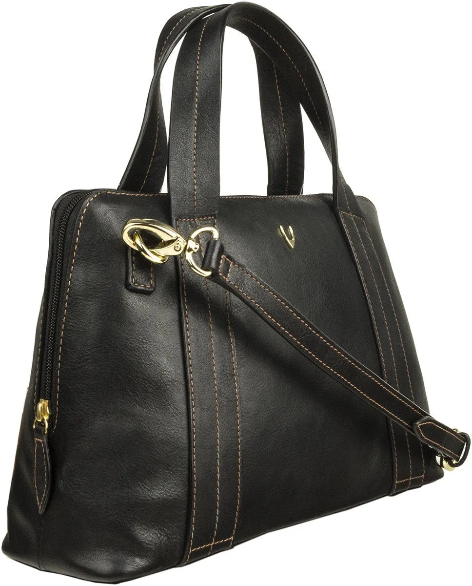 Cerys Medium Leather Satchel With Shoulder Strap