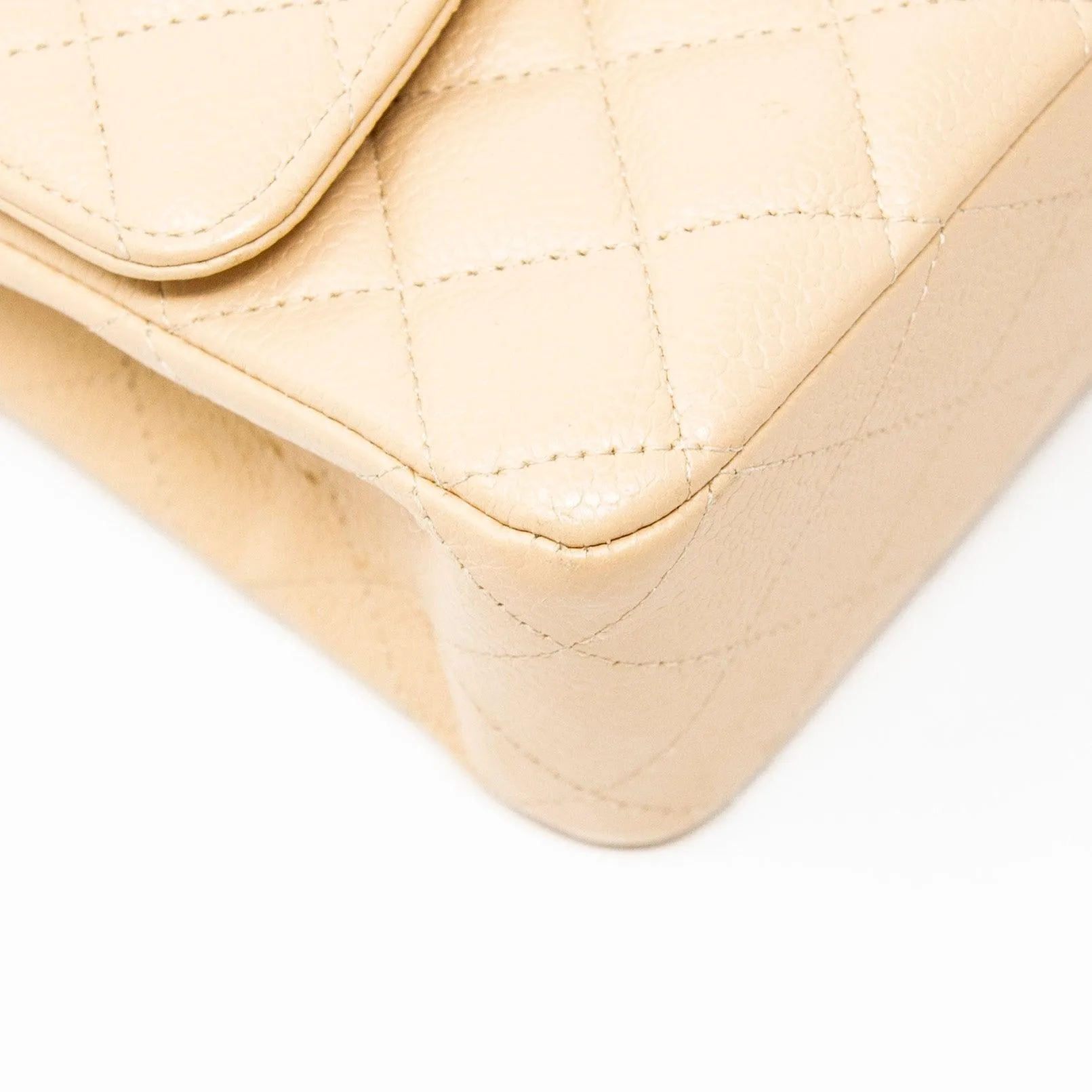 Chanel Beige Medium Classic Flap