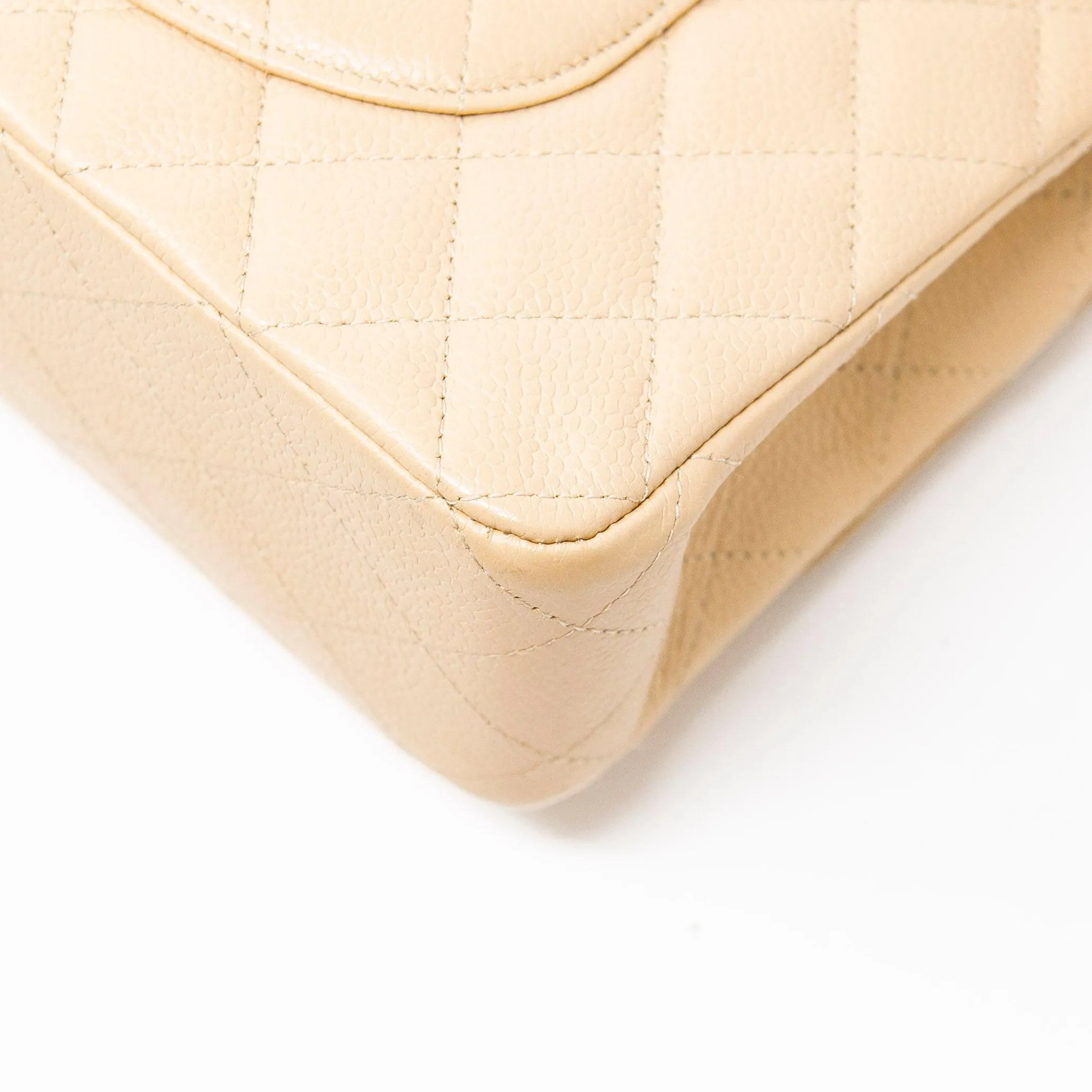 Chanel Beige Medium Classic Flap