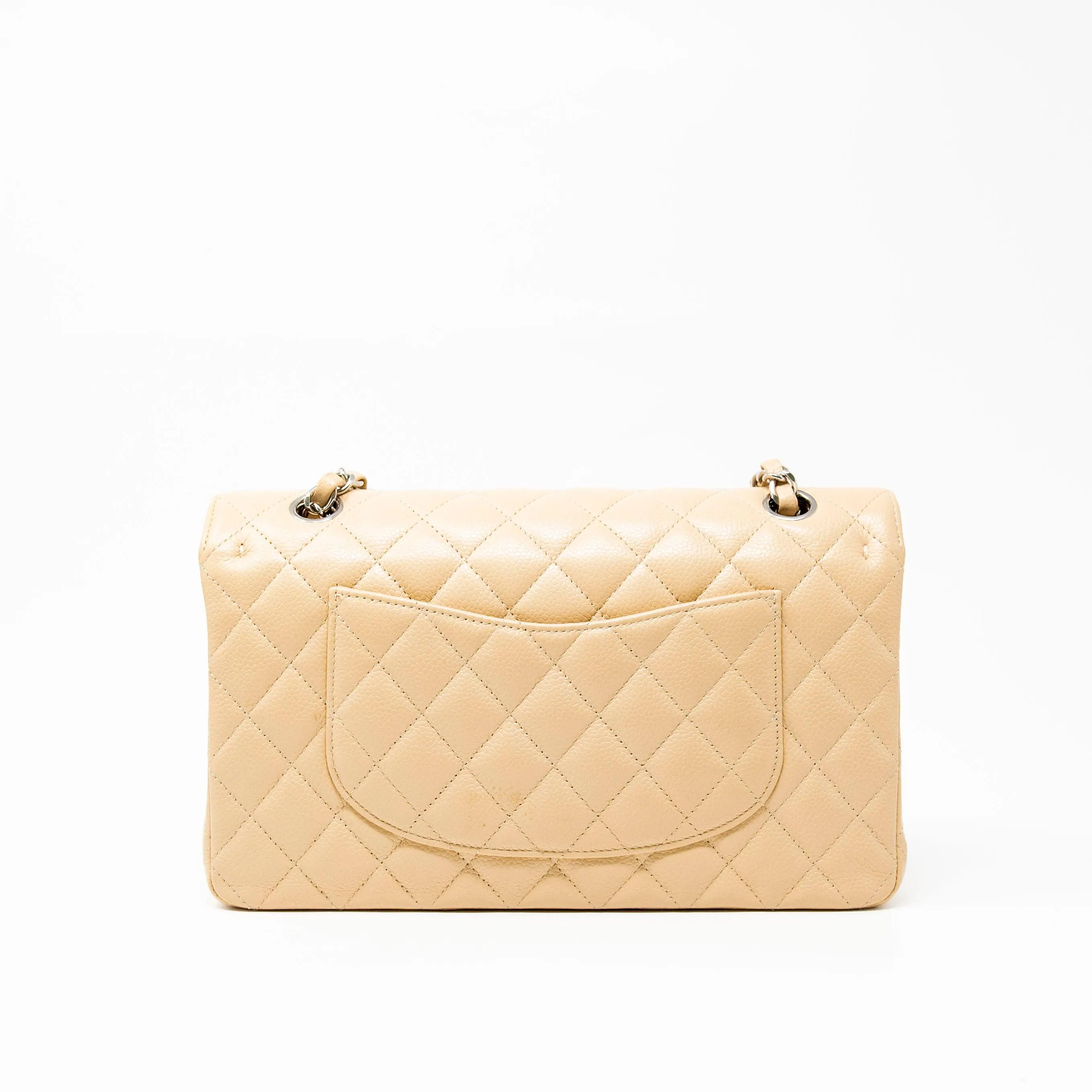 Chanel Beige Medium Classic Flap