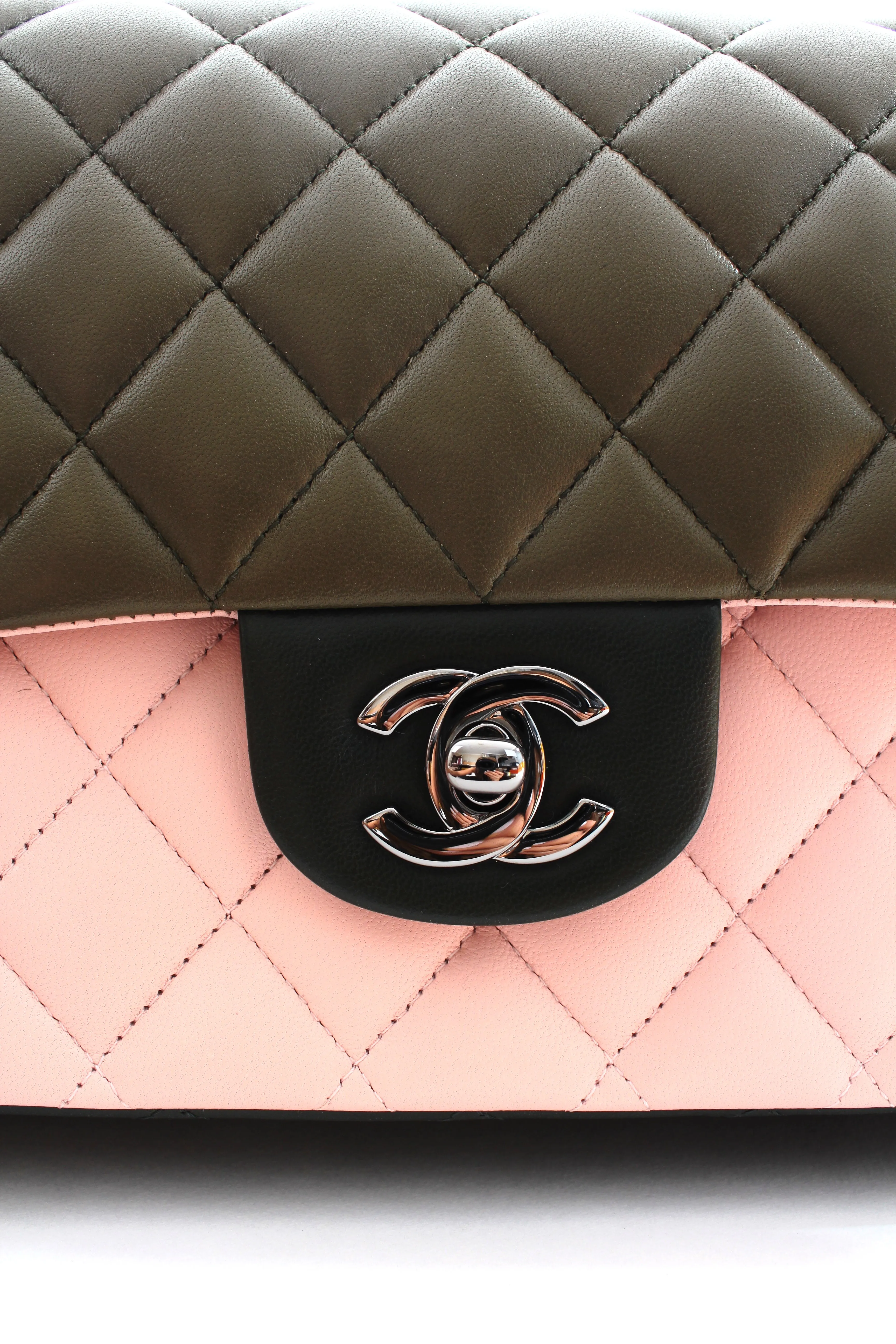 Chanel Tri-Colour Quilted Leather Medium Flap Bag - Limited Edition Style