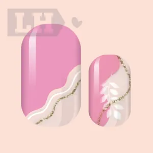 Charming Negative Space Nail Wraps