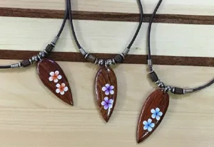 Charming Shark Flower Surfboard Necklace