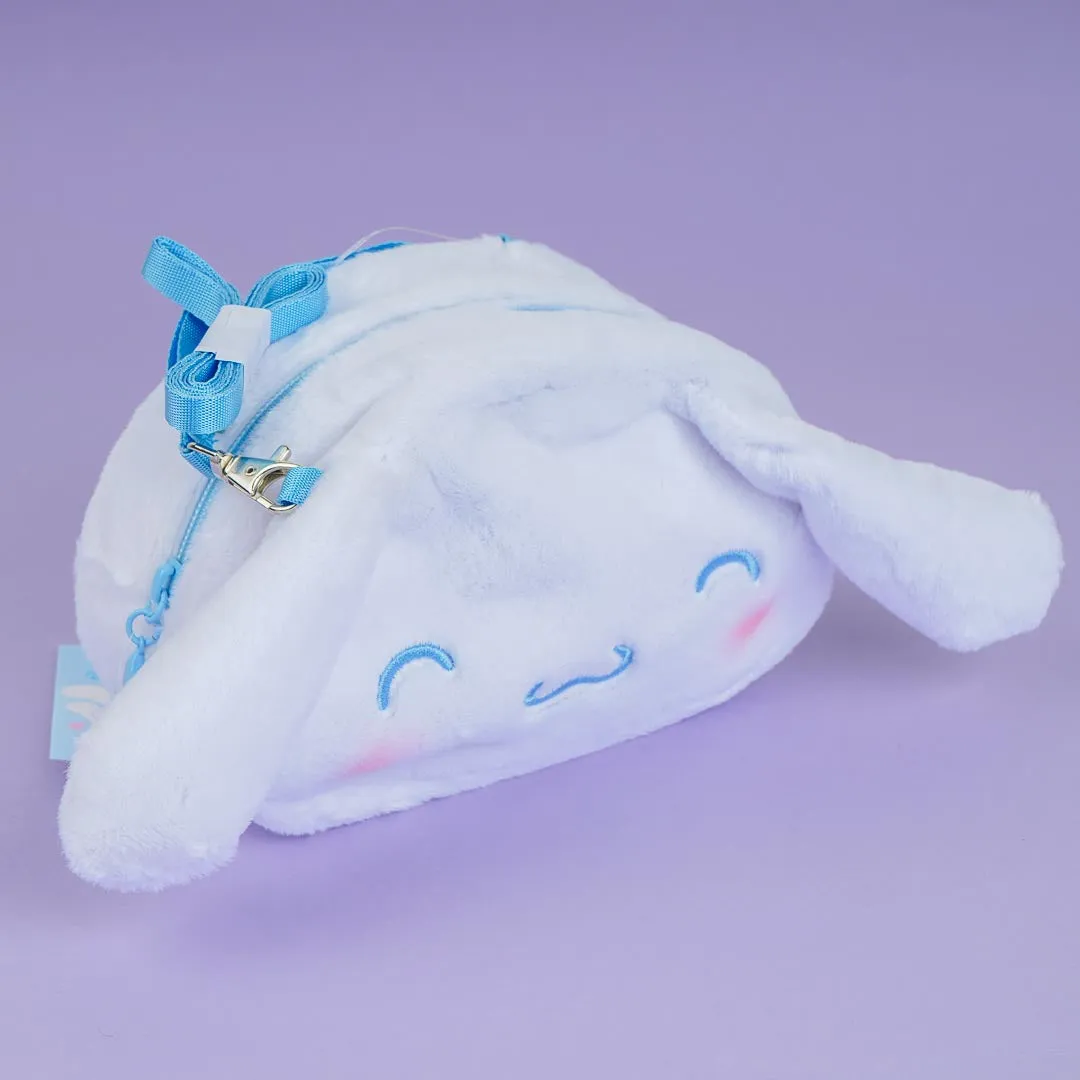 Cinnamoroll Fluffy Face Sling Bag