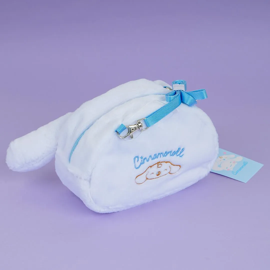 Cinnamoroll Fluffy Face Sling Bag