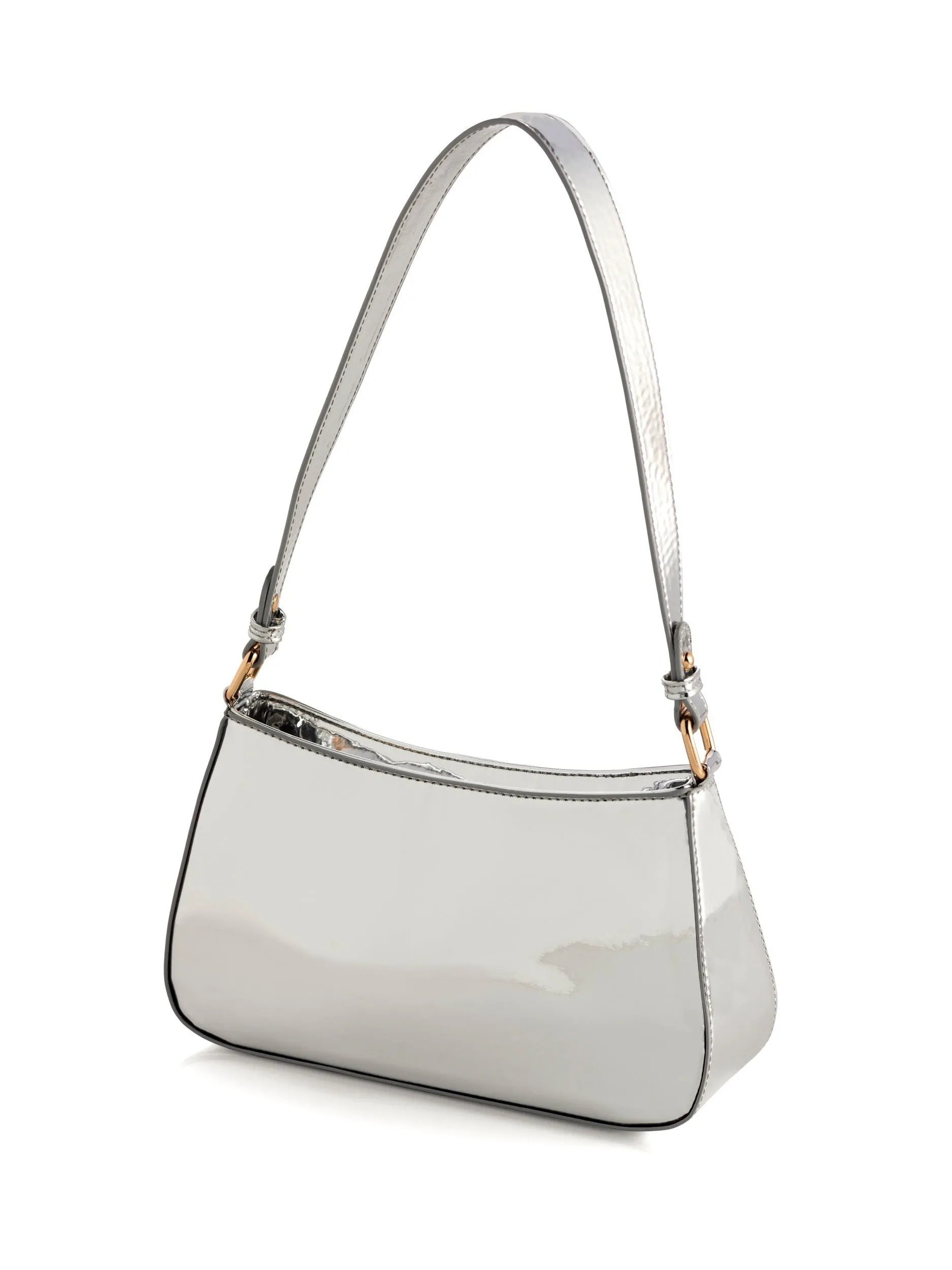 Clara Shoulder Bag - Silver