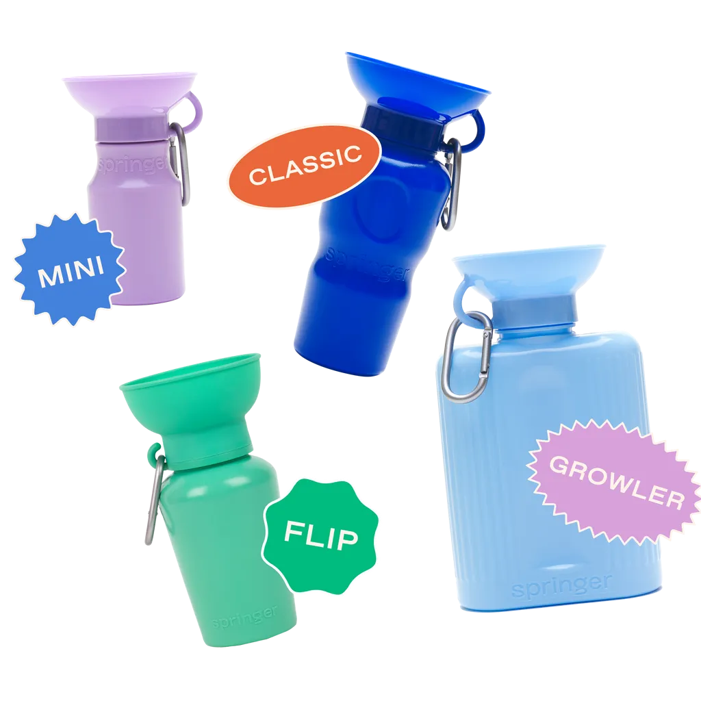 Classic Dog Travel Bottle 22oz - Cotton Candy