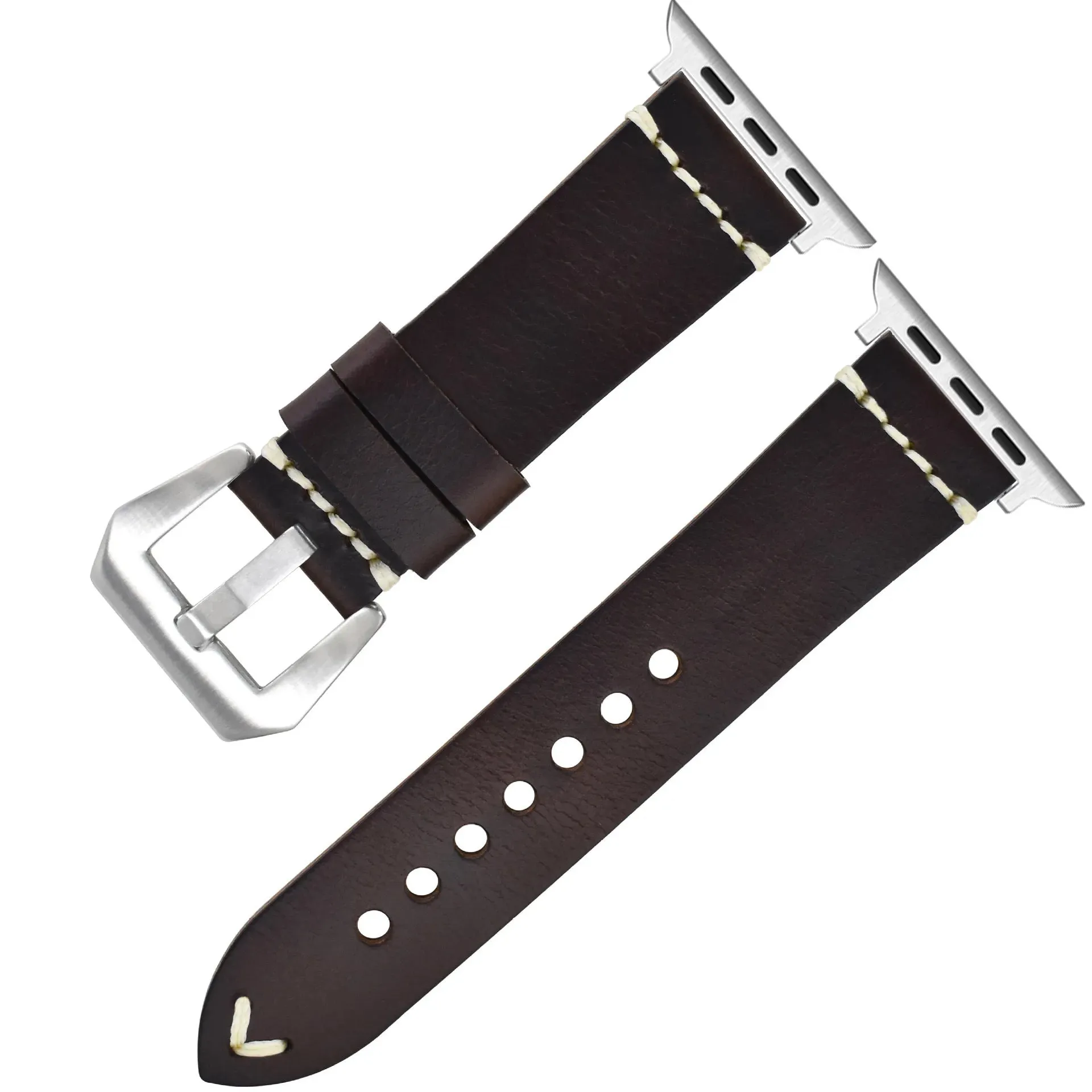 Classic Leather Band For Apple Watch Two Colors Available