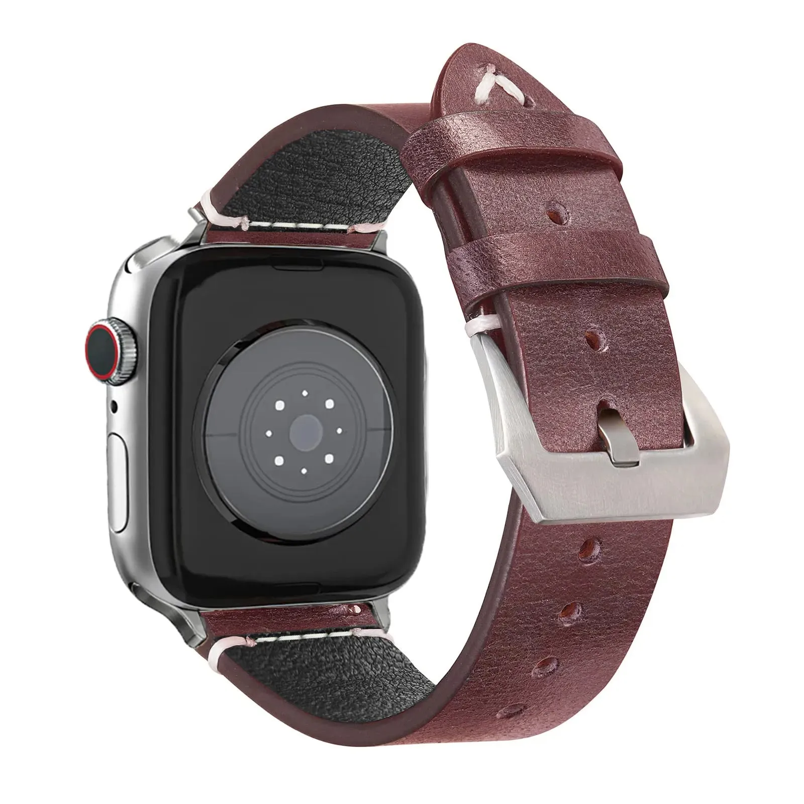 Classic Leather Band For Apple Watch Two Colors Available