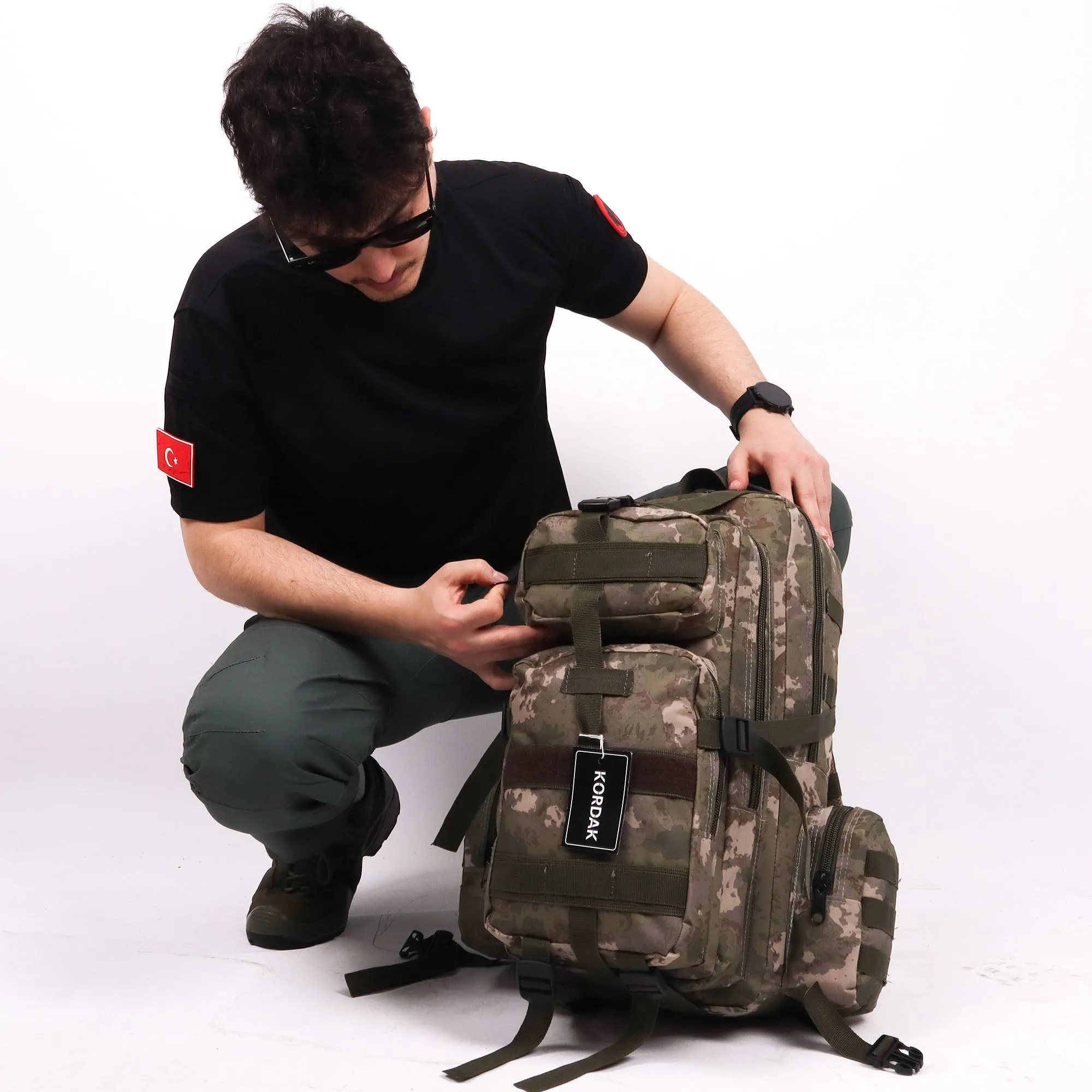 CRW Camouflage Military Outdoor Backpack - 42 Liters Bag