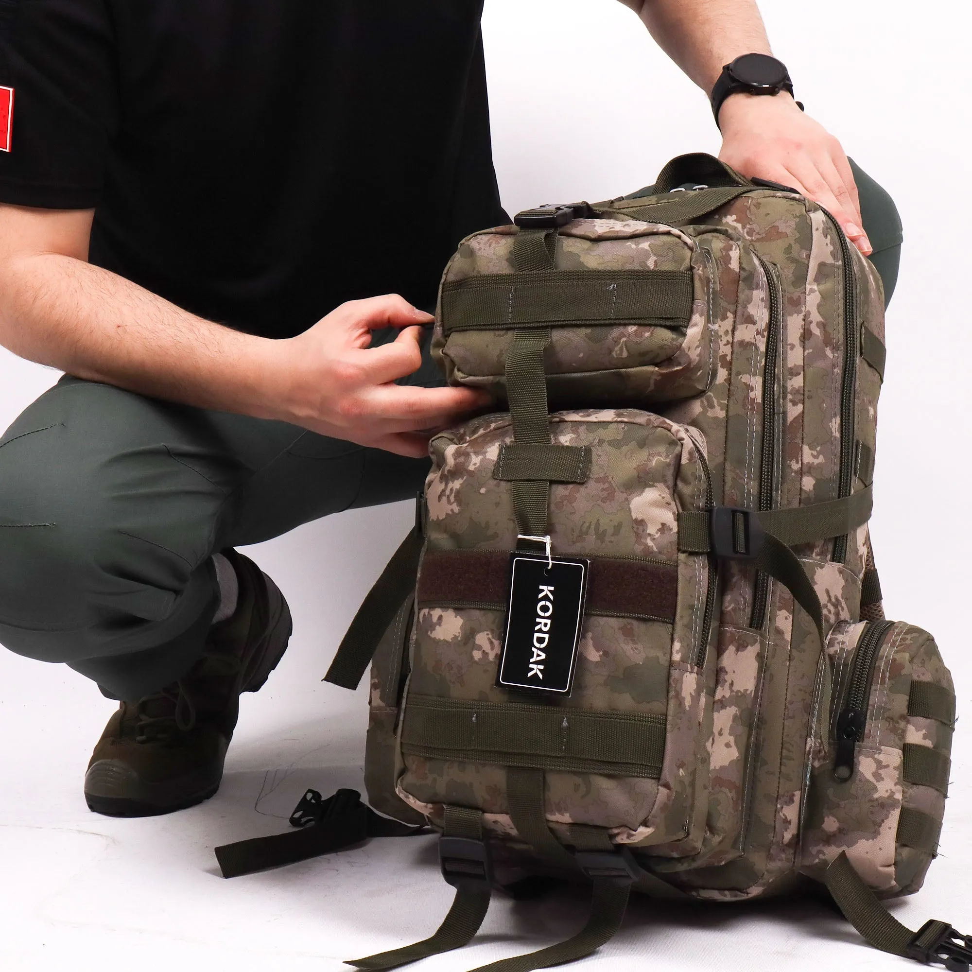 CRW Camouflage Military Outdoor Backpack - 42 Liters Bag