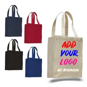 CUSTOM HEAVY SHOPPING CANVAS TOTE BAG