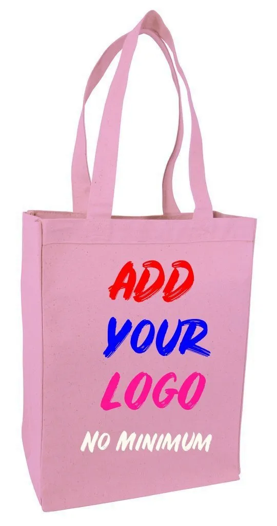 CUSTOM HEAVY SHOPPING CANVAS TOTE BAG