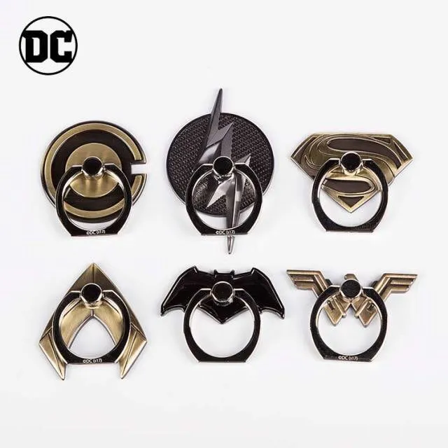 DC Justice League 360° Rotating Anti-drop Full Metal Finger Ring Grip Phone Holder