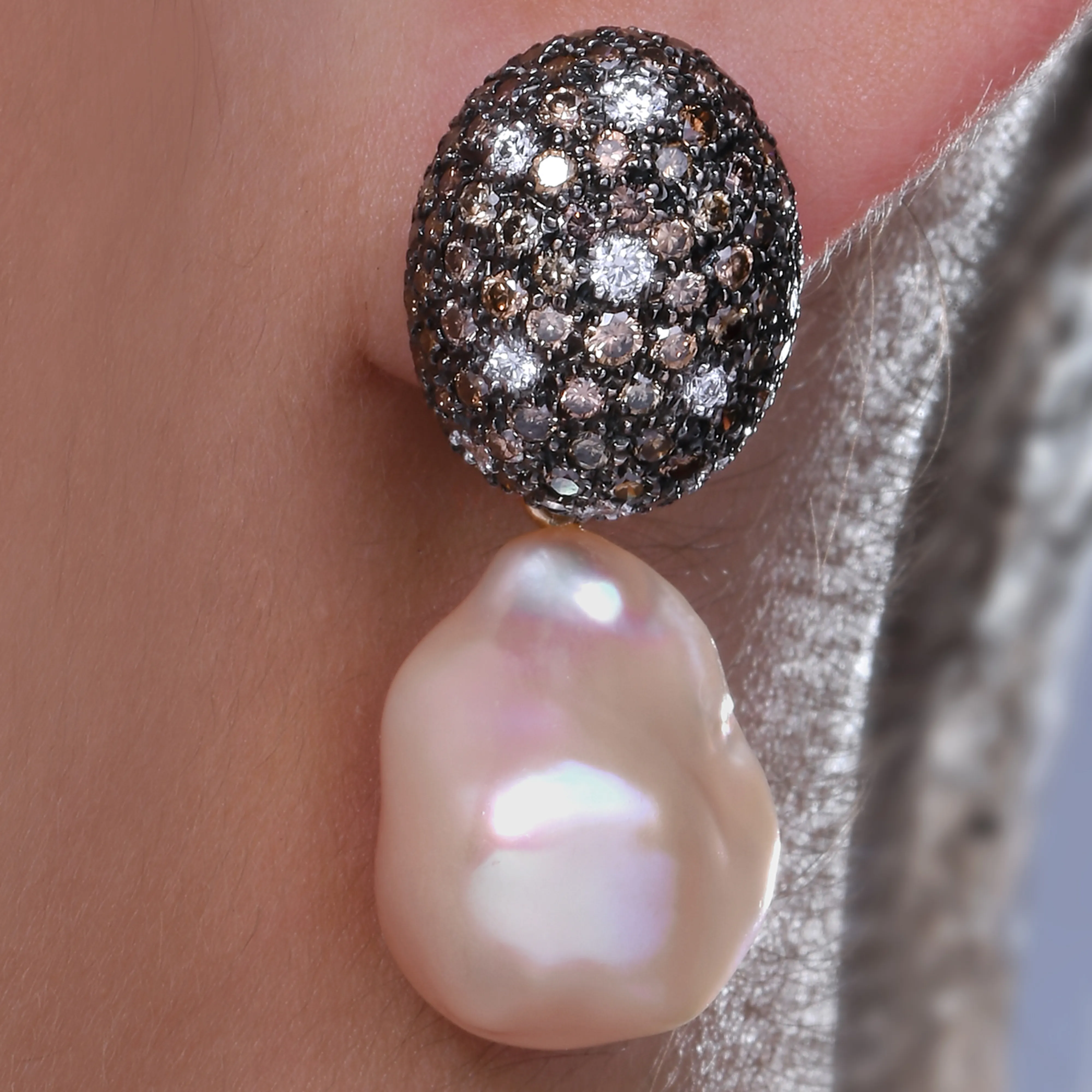 Detachable Pearl Earrings