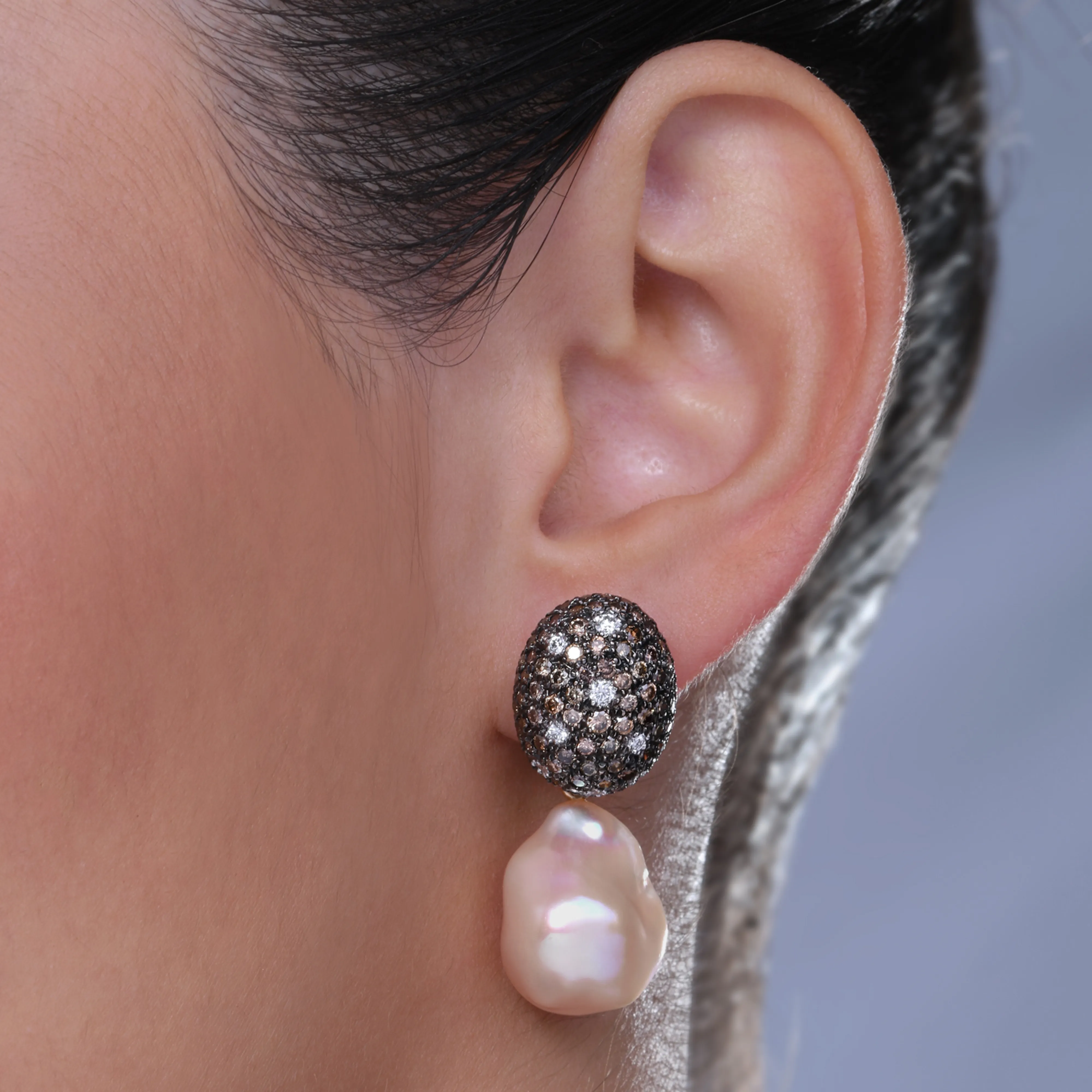 Detachable Pearl Earrings