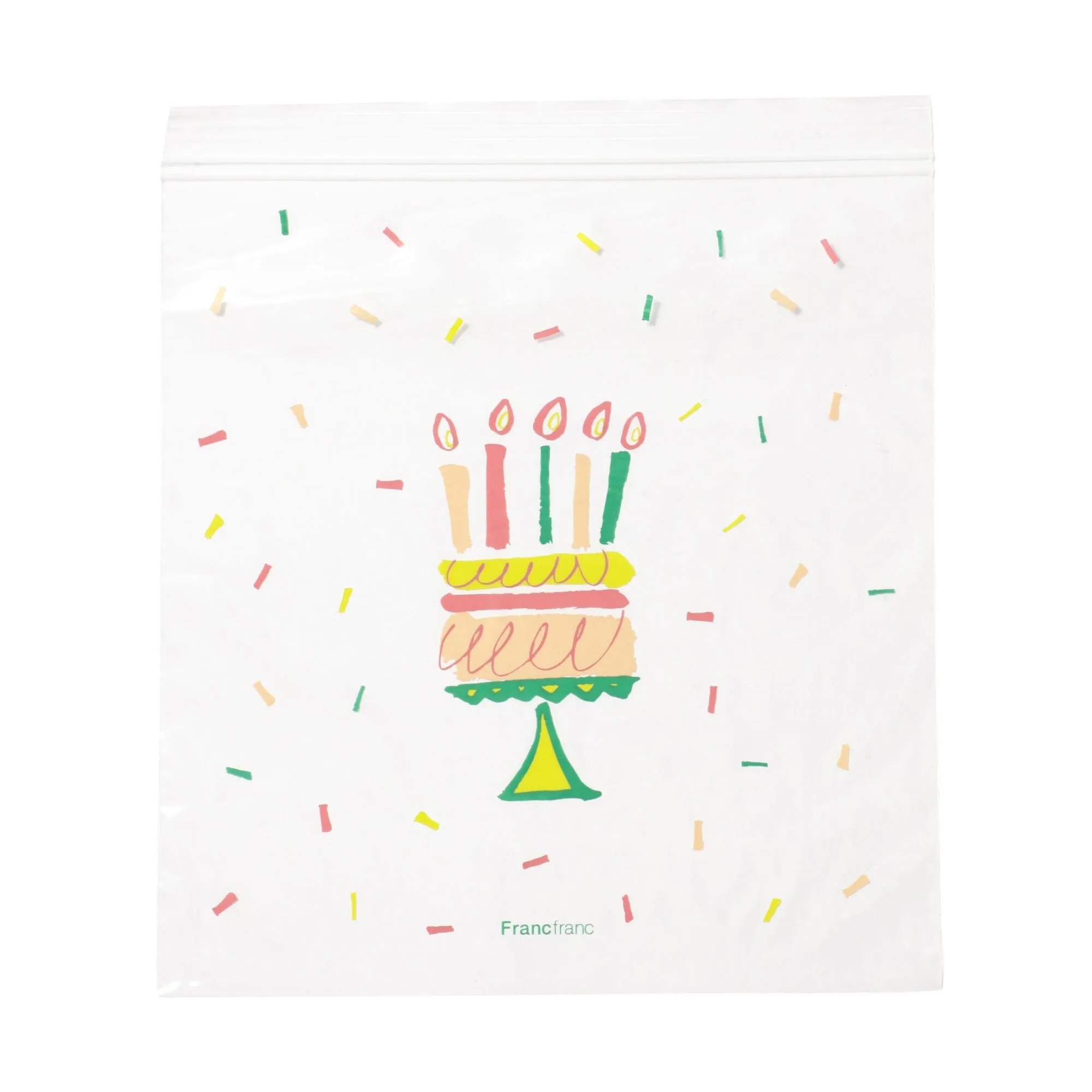 Double Zipper Bag M/L Cake